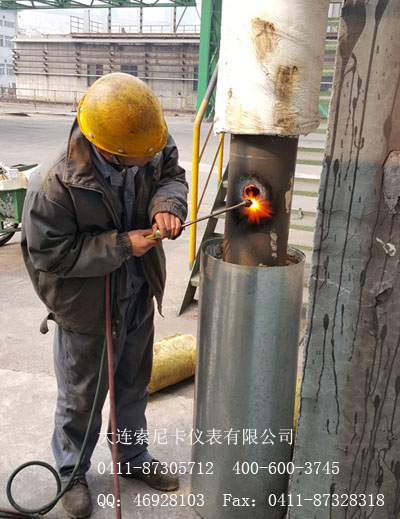 插入式電磁流量計開孔